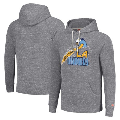 Толстовка Los Angeles Chargers Homage Unisex Hyperlocal Raglan - Gray