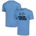 Футболка Carolina Panthers Homage Unisex The NFL ASL Collection by Love Sign Tri-Blend - Light Blue