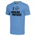 Футболка Carolina Panthers Homage Unisex The NFL ASL Collection by Love Sign Tri-Blend - Light Blue