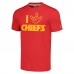 Футболка Kansas City Chiefs Homage Unisex The NFL ASL Collection by Love Sign Tri-Blend - Red