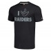 Футболка Las Vegas Raiders Homage Unisex The NFL ASL Collection by Love Sign Tri-Blend - Charcoal