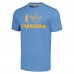 Футболка Los Angeles Chargers Homage Unisex The NFL ASL Collection by Love Sign Tri-Blend - Powder Blue