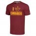 Футболка Washington Commanders Homage Unisex The NFL ASL Collection by Love Sign Tri-Blend - Burgundy