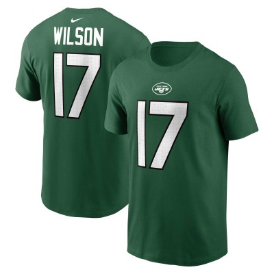 Футболка с номером Garrett Wilson New York Jets Nike - Green