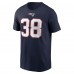 Футболка с номером Rhamondre Stevenson New England Patriots Nike - Navy