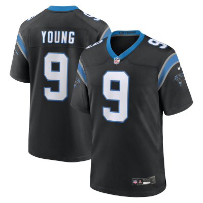 Джерси Carolina Panthers Bryce Young Nike Black Team Game