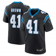 Игровая джерси Spencer Brown Carolina Panthers Nike Team - Black