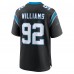 Игровая джерси Raequan Williams Carolina Panthers Nike Team - Black