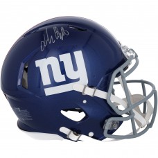 Jalin Hyatt New York Giants Autographed Fanatics Authentic Riddell Speed Authentic Helmet