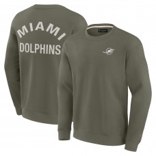 Кофта Miami Dolphins Unisex Super Soft Crew - Olive