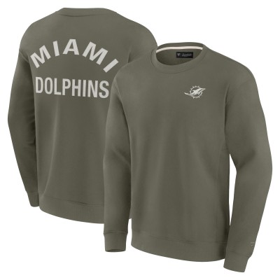 Кофта Miami Dolphins Unisex Super Soft Crew - Olive