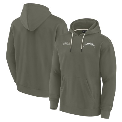 Толстовка Los Angeles Chargers Unisex Elements Super Soft Fleece - Olive