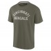 Футболка Cincinnati Bengals Unisex Elements Super Soft Short Sleeve - Olive