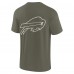 Футболка Buffalo Bills Unisex Elements Super Soft Short Sleeve - Olive
