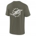 Футболка Miami Dolphins Unisex Elements Super Soft Short Sleeve - Olive