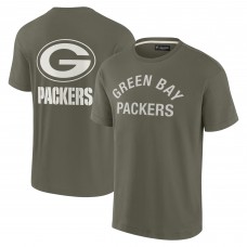 Футболка Green Bay Packers Unisex Elements Super Soft Short Sleeve - Olive