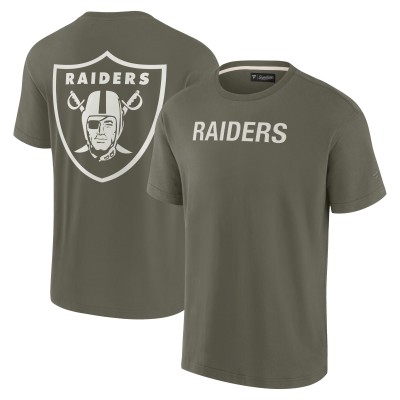 Футболка Las Vegas Raiders Unisex Elements Super Soft Short Sleeve - Olive