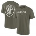 Футболка Las Vegas Raiders Unisex Elements Super Soft Short Sleeve - Olive