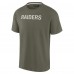 Футболка Las Vegas Raiders Unisex Elements Super Soft Short Sleeve - Olive