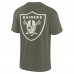 Футболка Las Vegas Raiders Unisex Elements Super Soft Short Sleeve - Olive