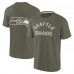 Футболка Seattle Seahawks Unisex Elements Super Soft Short Sleeve - Olive