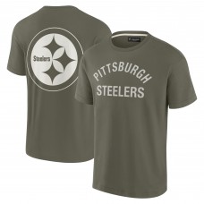 Unisex Pittsburgh Steelers Fanatics Olive Elements Super Soft Short Sleeve T-Shirt