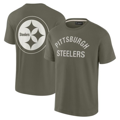 Unisex Pittsburgh Steelers Fanatics Olive Elements Super Soft Short Sleeve T-Shirt