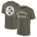 Unisex Pittsburgh Steelers Fanatics Olive Elements Super Soft Short Sleeve T-Shirt