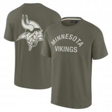 Футболка Minnesota Vikings Unisex Elements Super Soft Short Sleeve - Olive