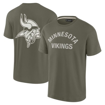 Футболка Minnesota Vikings Unisex Elements Super Soft Short Sleeve - Olive