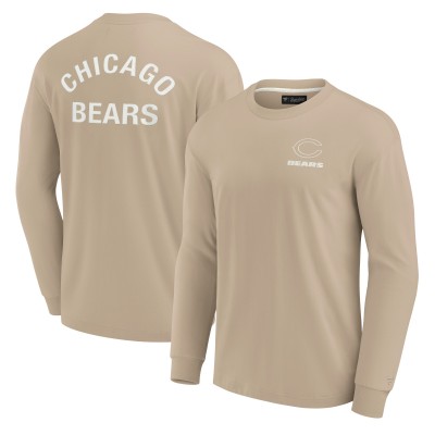 Футболка с длинным рукавом Chicago Bears Unisex Elements Super Soft - Khaki