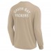 Футболка с длинным рукавом Green Bay Packers Unisex Elements Super Soft - Khaki