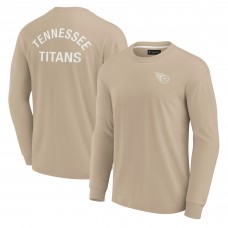Футболка с длинным рукавом Tennessee Titans Unisex Elements Super Soft - Khaki