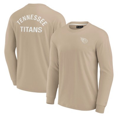 Футболка с длинным рукавом Tennessee Titans Unisex Elements Super Soft - Khaki