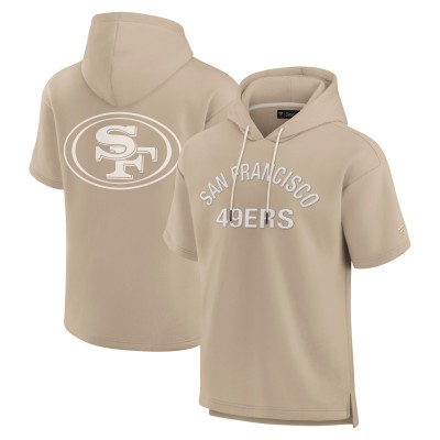 Толстовка San Francisco 49ers Unisex Elements Super Soft Fleece Short Sleeve - Khaki