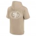Толстовка San Francisco 49ers Unisex Elements Super Soft Fleece Short Sleeve - Khaki