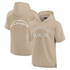 Толстовка Los Angeles Chargers Unisex Elements Super Soft Fleece Short Sleeve - Khaki