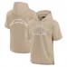 Толстовка Los Angeles Chargers Unisex Elements Super Soft Fleece Short Sleeve - Khaki