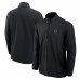 Pittsburgh Steelers Fanatics Black Front Office Micro Tonal Quarter-Zip Pullover