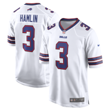 Джерси Buffalo Bills Damar Hamlin Nike White Game Джерси Buffalo Bills Damar Hamlin Nike White Game