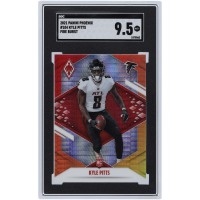 Kyle Pitts Atlanta Falcons 2021 Panini Phoenix Fire Burst #104 SGC Authenticated 9.5 Rookie Card