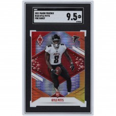 Kyle Pitts Atlanta Falcons 2021 Panini Phoenix Fire Burst #104 SGC Authenticated 9.5 Rookie Card