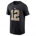 Футболка New Orleans Saints Chris Olave Nike Black Player Name & Number