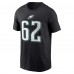 Футболка с номером Jason Kelce Philadelphia Eagles Nike  -  Black