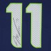 Jaxon Smith-Njigba Seattle Seahawks Autographed Fanatics Authentic Navy Nike Elite Jersey