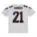 Джерси Atlanta Falcons 1991 Deion Sanders Mitchell & Ness White Authentic Throwback Retired Player
