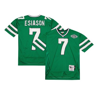 Игровая джерси Boomer Esiason New York Jets Mitchell & Ness 1993 Authentic Throwback Retired Player Pocket - Kelly Green
