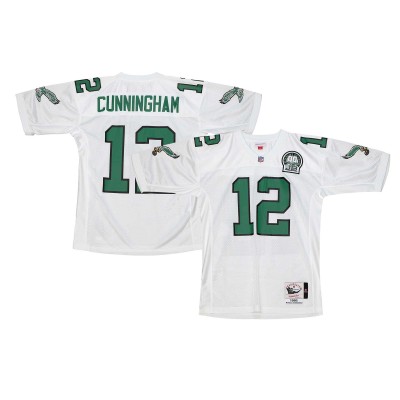 Игровая джерси Randall Cunningham Philadelphia Eagles 1992 Mitchell & Ness Authentic Throwback Retired Player - White