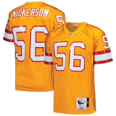Игровая джерси Hardy Nickerson Tampa Bay Buccaneers 1993 Mitchell & Ness Authentic Throwback Retired Player - Orange