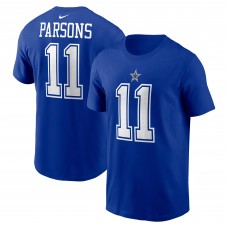 Футболка с номером Micah Parsons Dallas Cowboys Nike  -  Royal